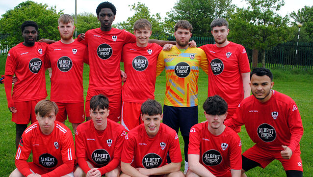 <p>The Mallow Town side that had a 3-2 victory over Grattan United A in the quarter-final stage of the AOH Cup at O'Neill Park. Picture: Barry Peelo.</p>