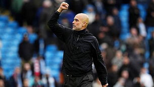 Pep Guardiola is a happy Hammer as Manchester City seek title favour Pep Guardiola is a happy Hammer as Manchester City seek title favour