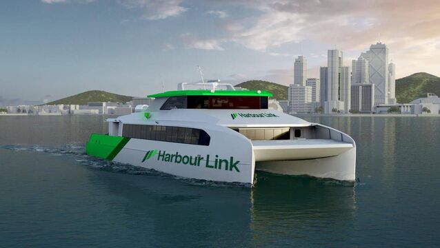 <p>A CGI image of how the Harbour Link commuter and passenger ferry might have looked.</p>