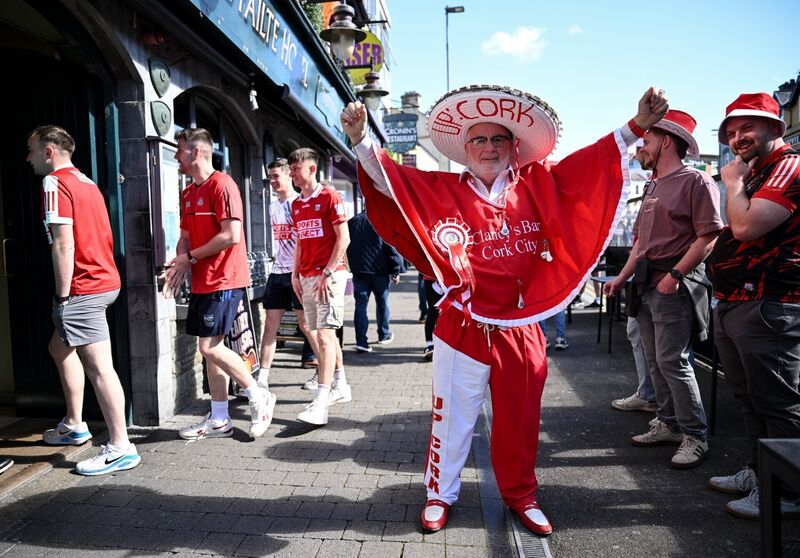 Cork supporter Cyril Kavanagh before the Munster SFC final in Killarney. Picture: Paul Phelan/Sportsfile