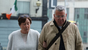 <p>Ruth Kennedy and Cyril Keegan, of Old Mill, Browns Mill, Co Cork,  arriving at court for their sentence hearing. Picture: IrishPhotoDesk.ie</p>