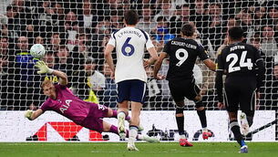 Tottenham two points above relegation zone after being held at home by Leeds