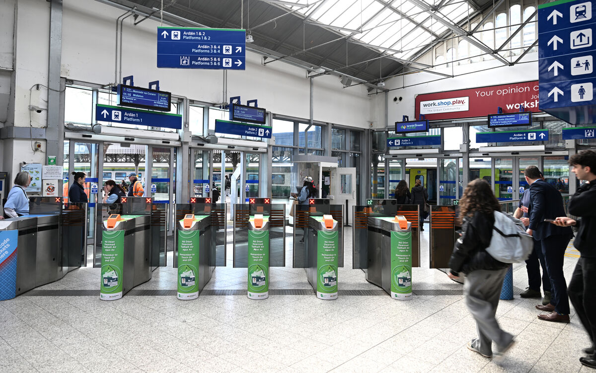  Ticket gates at Kent Railway Station, Cork. Pictures: Larry Cummins