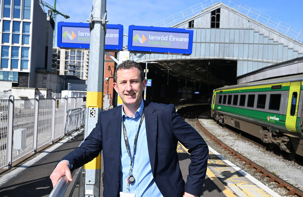  Stephen Hackett is the regional manager, customer experience at Kent Railway Station. Pictures: Larry Cummins