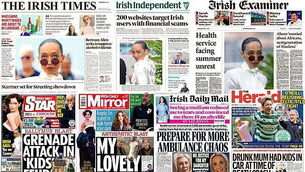 What the papers say: Wednesday's front pages