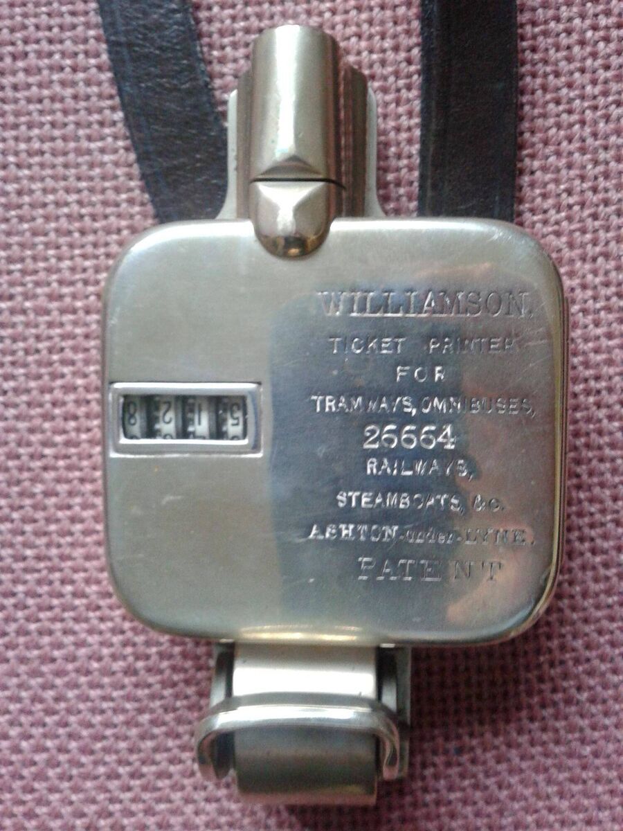 A Williamson registering bell punch, the type once used in the Steam Packet office in Patrick Street, Cork city, as an easy way of accounting for the cash collected