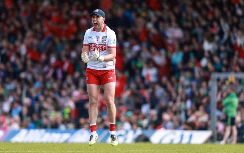 Patrick Doyle celebrates after Cork's goal. Picture: INPHO/Dan Sheridan Patrick Doyle celebrates after Cork's goal. Picture: INPHO/Dan Sheridan