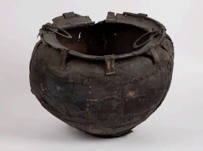 Cauldron made out of Bronze sheet metal featured in the upcoming exhibit. Picture: Cork Public Museum Cauldron made out of Bronze sheet metal featured in the upcoming exhibit. Picture: Cork Public Museum