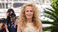 Gillian Anderson shows off ’80s-style curls at Cannes Film Festival