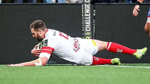 Stuart McCloskey set to miss Ulster's Challenge Cup final