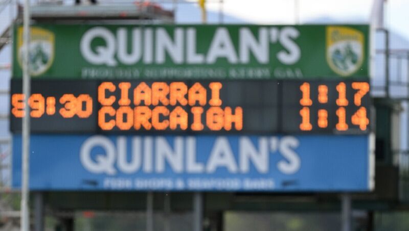While Cork's goal brought them back into the game, Kerry finished strongly. Picture: Brendan Moran/Sportsfile While Cork's goal brought them back into the game, Kerry finished strongly. Picture: Brendan Moran/Sportsfile