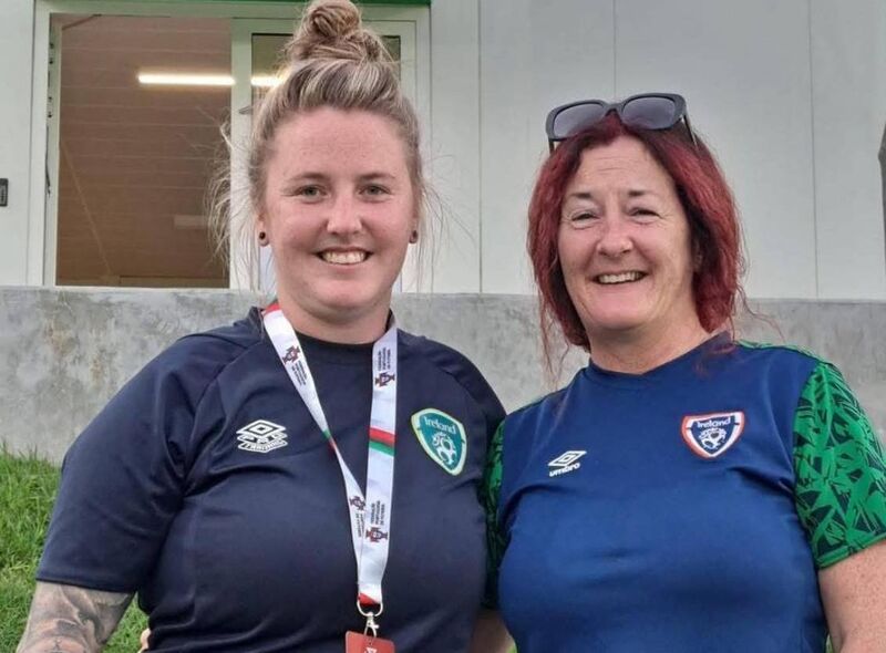 Chelsea Noonan with her mother Helen Noonan.