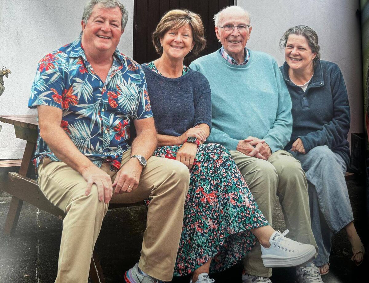 Joe Davis and his children, Carl, Jean, and Ruth. Joe says: “I am very lucky to have a great family who look after me" Joe Davis and his children, Carl, Jean, and Ruth. Joe says: “I am very lucky to have a great family who look after me"