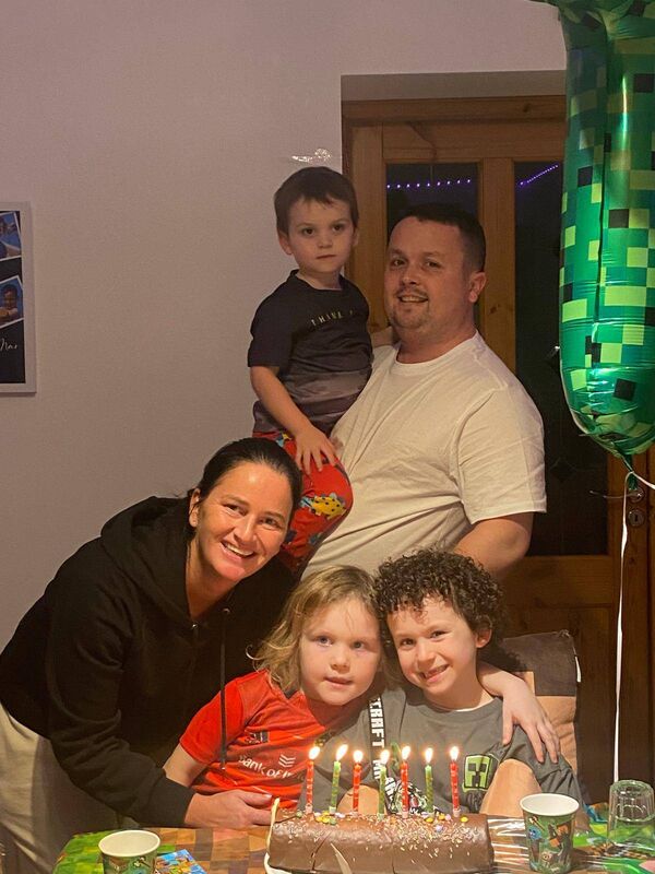 Noreen with her mum and dad, Helena and Eoin; and her brothers Max and John Joseph Noreen with her mum and dad, Helena and Eoin; and her brothers Max and John Joseph