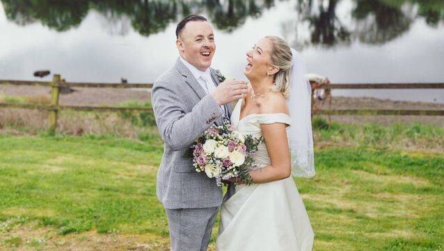 <p>The couple got engaged at their housewarming in August 2024. Pictures: James O'Driscoll</p>