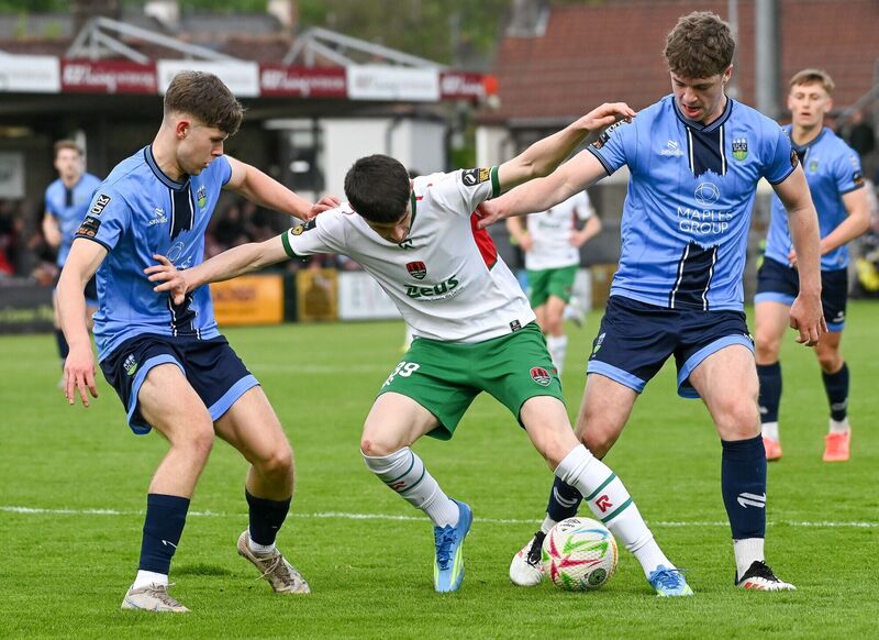  Cork City's Cillian Murphy assisted Darragh Crowley for the second goal. Picture: David Keane.