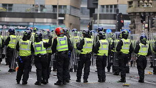 Police call for discussions after officers injured during Celtic celebrations