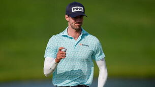 Alex Smalley seeks US PGA upset with Rory McIlroy among chasing pack