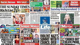 What the papers say: Sunday's front pages
