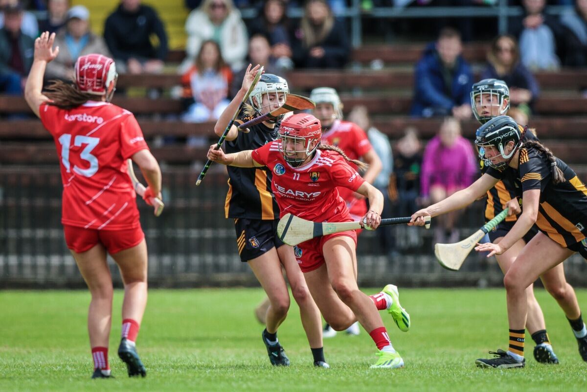 Rose Murphy of Cork goes past Niamh Phelan of Kilkenny. Picture: INPHO/David Ribeiro Rose Murphy of Cork goes past Niamh Phelan of Kilkenny. Picture: INPHO/David Ribeiro