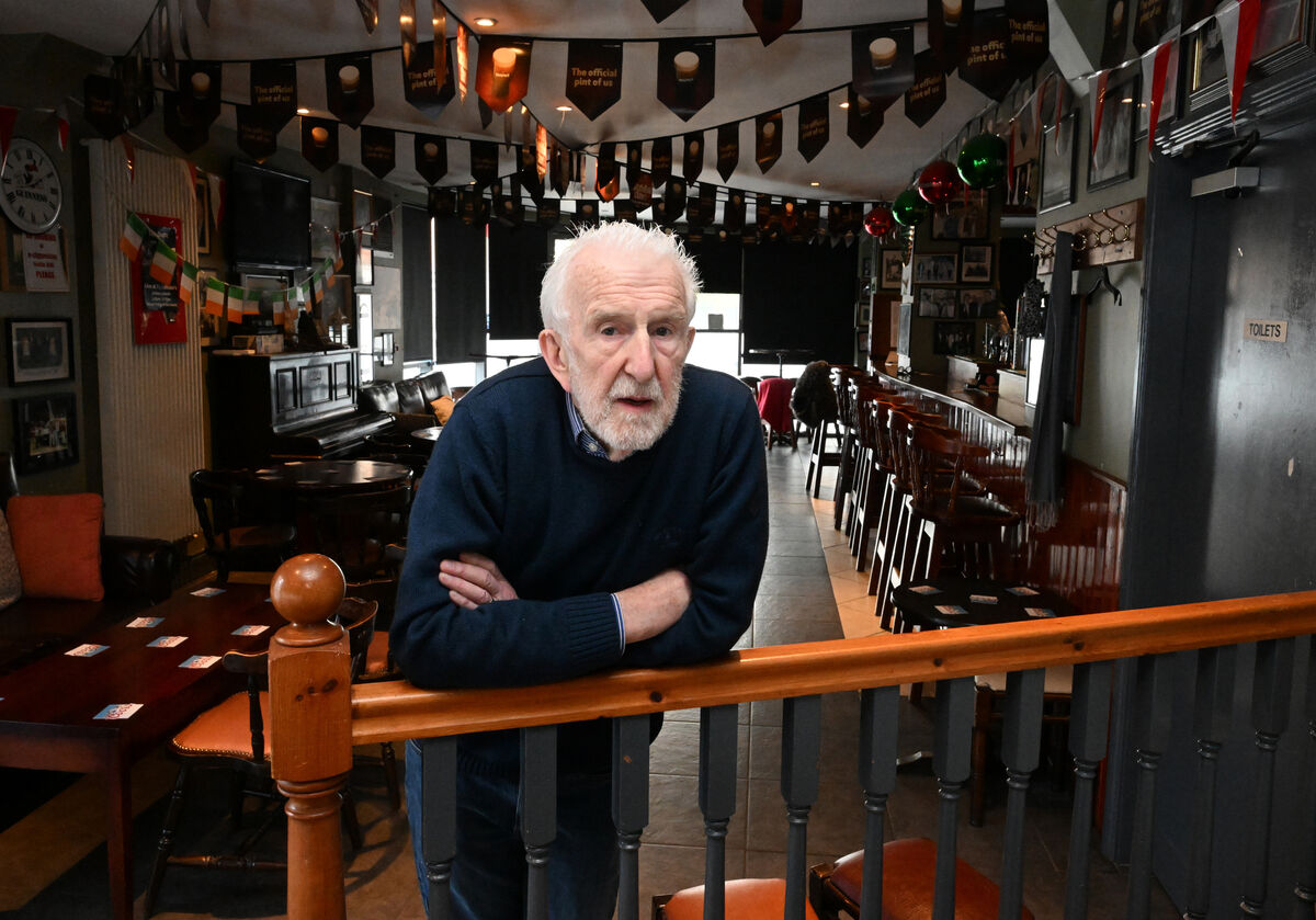 Barry Johnson at Pa Johnson's Bar. Picture: Larry Cummins Barry Johnson at Pa Johnson's Bar. Picture: Larry Cummins