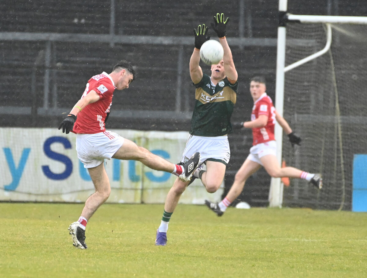 Cork's Kieran O'Shea shoots against Kerry. Picture: Eddie O'Hare Cork's Kieran O'Shea shoots against Kerry. Picture: Eddie O'Hare