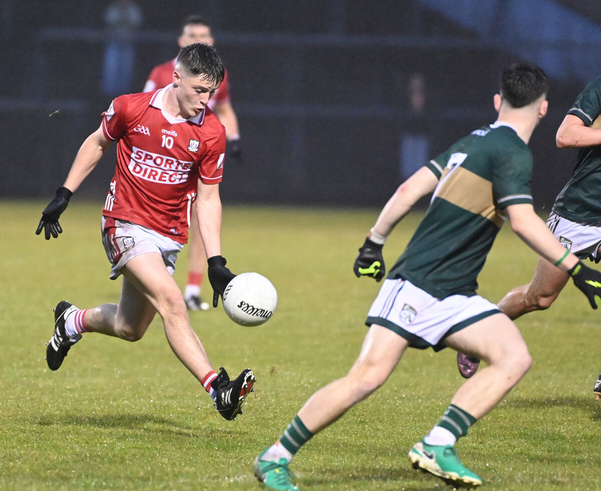 Cork's Eoghan Ahern on the break against Kerry. Picture: Eddie O'Hare