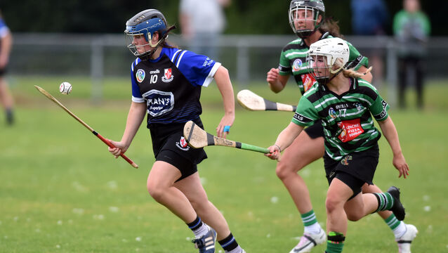 <p>Sarsfields' Chloe Casey hit 0-6 in the league semi-final. Picture: Picture: Eddie O'Hare</p>