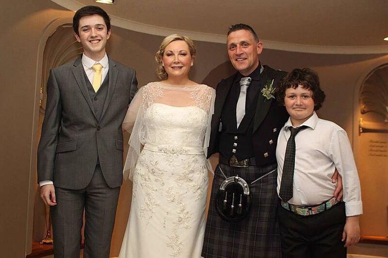 Martin Kenny with his family on his wedding day 12 years ago, with wife Evie (Evelyn), and sons Ryan Patrick Phipps Kenny (left) and Kian Phipps Kenny Martin Kenny with his family on his wedding day 12 years ago, with wife Evie (Evelyn), and sons Ryan Patrick Phipps Kenny (left) and Kian Phipps Kenny