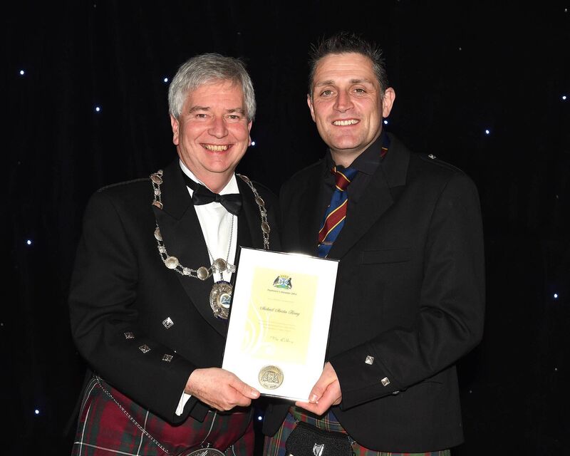 Martin Kenny receiving a Civic Award in 2014 for contributions to sport in Stirling from the Lord Provost of Stirling Martin Kenny receiving a Civic Award in 2014 for contributions to sport in Stirling from the Lord Provost of Stirling