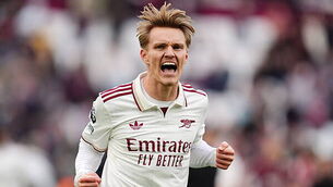 Martin Odegaard insists Arsenal are ready ‘to take the trophies home’ Martin Odegaard insists Arsenal are ready ‘to take the trophies home’