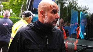 Pep Guardiola arrives at Bournemouth without commenting on departure reports Pep Guardiola arrives at Bournemouth without commenting on departure reports