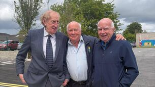 <p>Danny Fenton, John Arnold, and John Kenny in Kilworth last Saturday for the opening of the new GAA complex. </p> <p>Danny Fenton, John Arnold, and John Kenny in Kilworth last Saturday for the opening of the new GAA complex. </p>