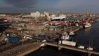 Dublin port stock