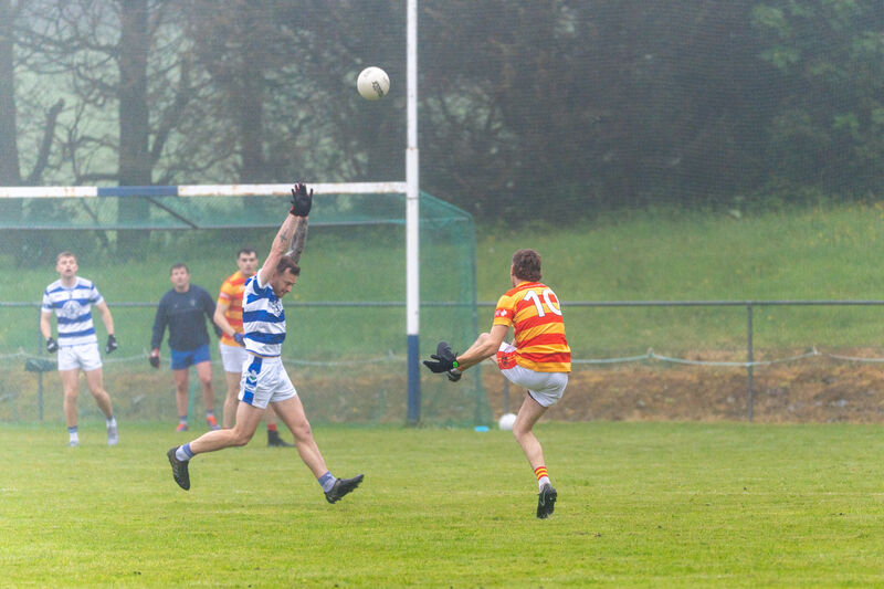 Joe Kennelly sends one over for Newcestown against Castlehaven. Picture: Noel Sweeney Joe Kennelly sends one over for Newcestown against Castlehaven. Picture: Noel Sweeney