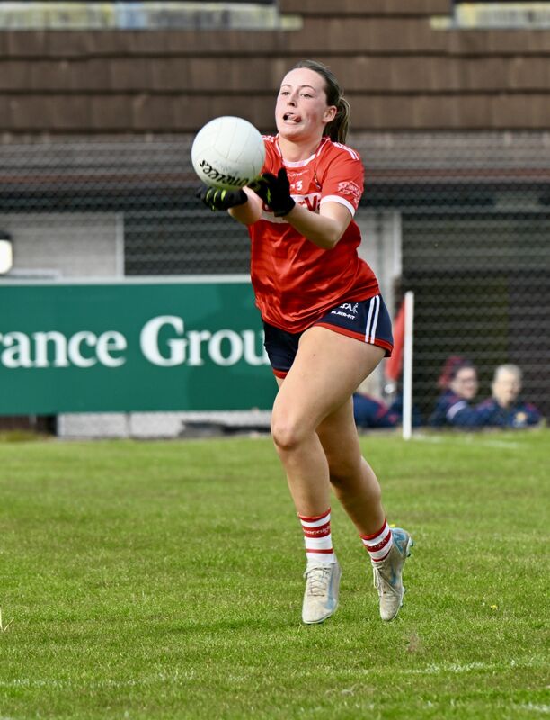 Siofra Pattwell has been in top form for Cork in the Munster LGFA Senior B championship, and the Rebels will need another big game from her on Sunday. Picture: Larry Cummins