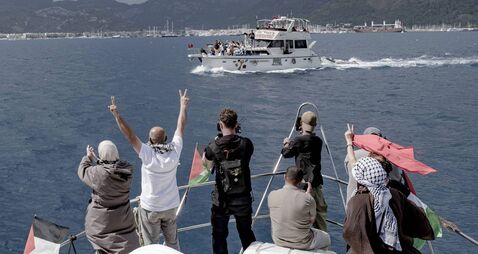 Global-Sumud-Flotilla-Departure-Marmaris-Port-Turkey