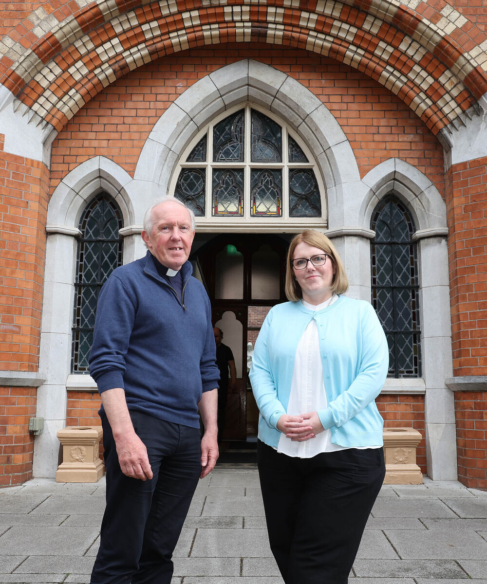 Fr. John O'Donovan with Denise Cremin, Financial Controller NCE. Picture: Jim Coughlan Fr. John O'Donovan with Denise Cremin, Financial Controller NCE. Picture: Jim Coughlan