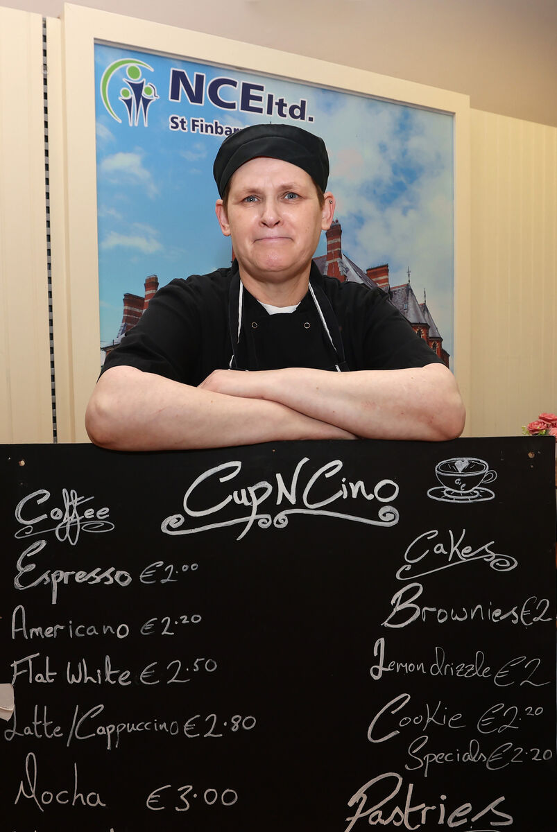 Gillian French, Catering Supervisor NCE, at Cup N Cino.Picture: Jim Coughlan. Gillian French, Catering Supervisor NCE, at Cup N Cino.Picture: Jim Coughlan.