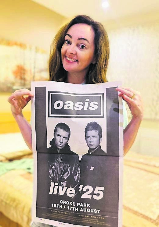 Clare Bohane has vivid memories of seeing Oasis at Páirc Uí Chaoimh back in 1996, and was thrilled to see them again last year. Clare Bohane has vivid memories of seeing Oasis at Páirc Uí Chaoimh back in 1996, and was thrilled to see them again last year.
