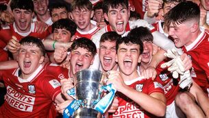 <p>Cork celebrate winning the Munster MFC last Monday. Picture: INPHO/Tom Maher</p>