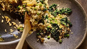 Hugh Fearnley-Whittingstall’s fried rice with peas, soy and sesame Hugh Fearnley-Whittingstall’s fried rice with peas, soy and sesame