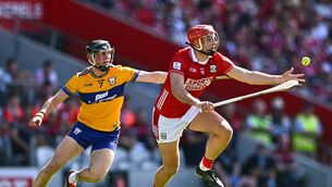 <p>Cork's Brian Hayes holds possession despite the attentions of Niall O'Farrell of Clare during Sunday's Munster SHC game at SuperValu Páirc Uí Chaoimh. Picture: Piaras Ó Mídheach/Sportsfile</p> <p>Cork's Brian Hayes holds possession despite the attentions of Niall O'Farrell of Clare during Sunday's Munster SHC game at SuperValu Páirc Uí Chaoimh. Picture: Piaras Ó Mídheach/Sportsfile</p>