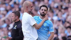Pep Guardiola’s Manchester City farewell dampened by defeat to Aston Villa