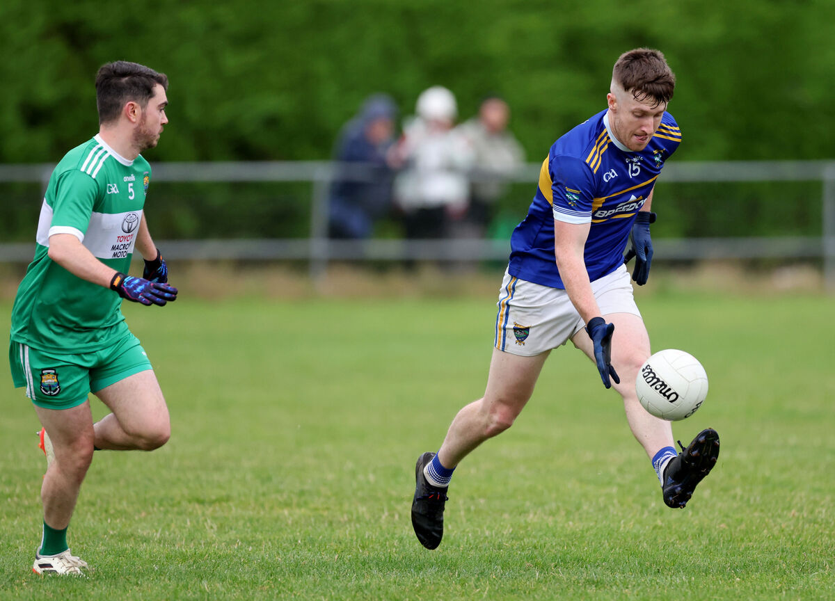 Kieran Twomey in action for Kilshannig against Macroom in 2024. Picture: Jim Coughlan