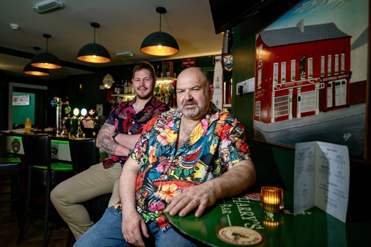 Jacques Koster and owner Graham D’Alton pictured together inside Harry’s Bar in Kinsale. Picture: Chani Anderson Jacques Koster and owner Graham D’Alton pictured together inside Harry’s Bar in Kinsale. Picture: Chani Anderson