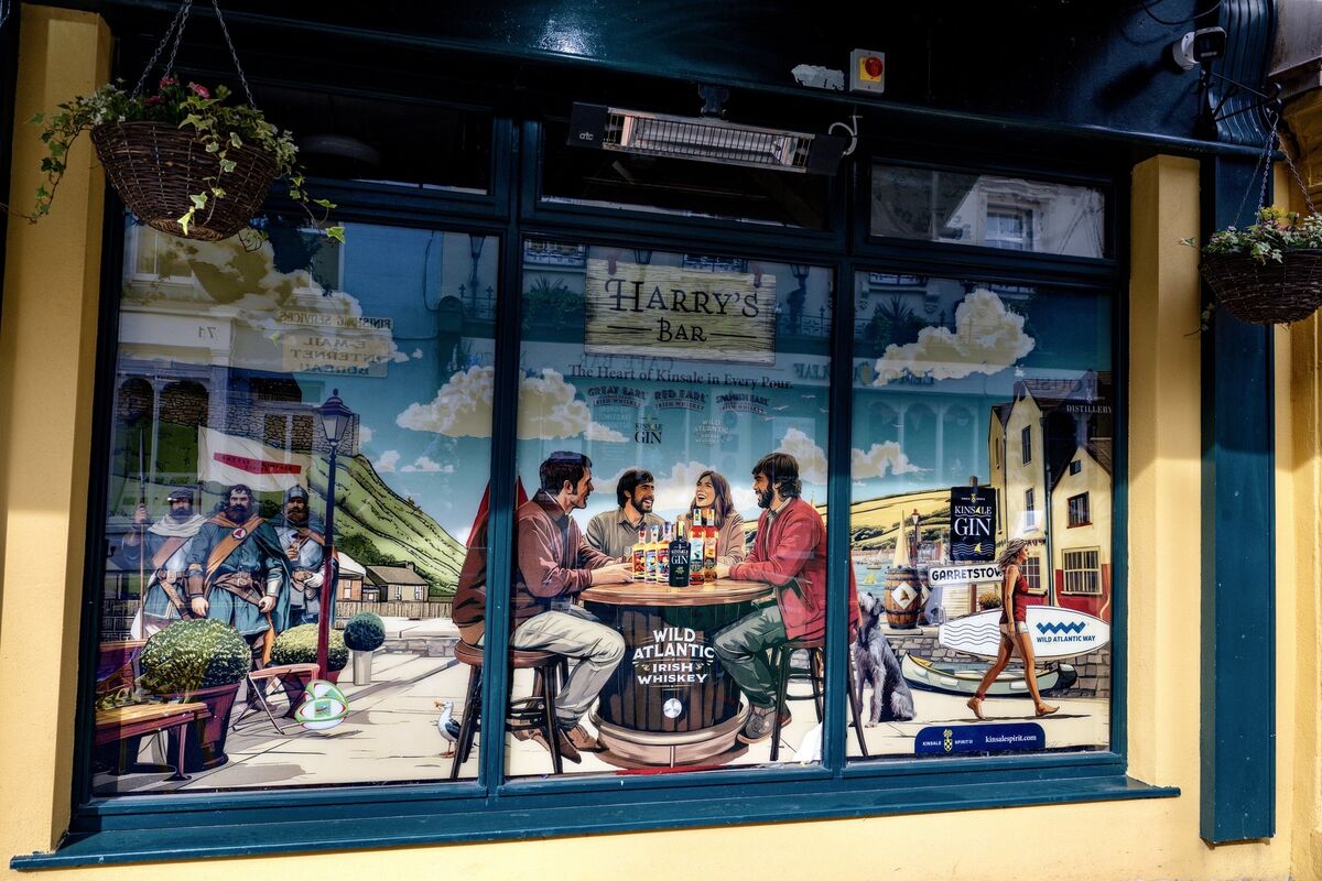Exterior view of Harry’s Bar in Kinsale, a colourful and welcoming pub. Picture Chani Anderson Exterior view of Harry’s Bar in Kinsale, a colourful and welcoming pub. Picture Chani Anderson