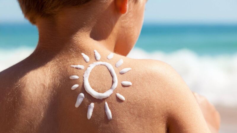 Sunburn in childhood can increase the risk of skin cancer in later years. Sunburn in childhood can increase the risk of skin cancer in later years.