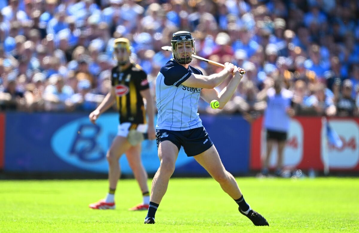 Donal Burke of Dublin scores his side's goal from a penalty against Kilkenny at Parnell Park. Picture: Daire Brennan/Sportsfile Donal Burke of Dublin scores his side's goal from a penalty against Kilkenny at Parnell Park. Picture: Daire Brennan/Sportsfile
