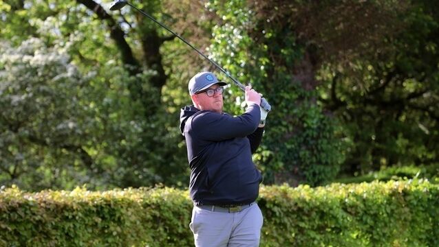 <p>Tony McKeown (Monkstown), winner of the Muskerry Junior Scratch Trophy. Picture: Niall O'Shea</p>